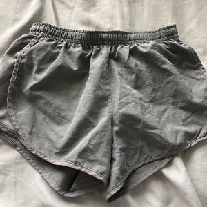 Grey Nike shorts, size child small